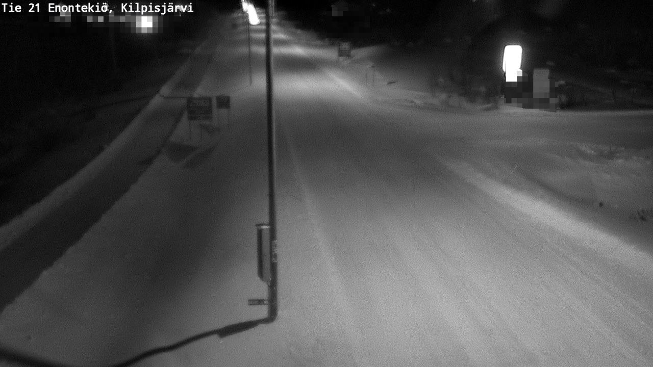 Weather Camera Image Road 21 Enontekiö, Kilpisjärvi, Enontekiö, Lappi
