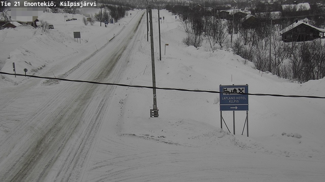 Weather Camera Image Road 21 Enontekiö, Kilpisjärvi, Enontekiö, Lappi