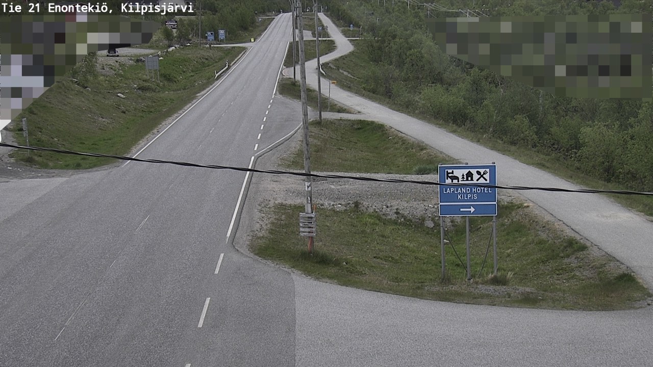 Weather Camera Image Väg 21 Enontekis, Kilpisjärv, Enontekiö, Lappi