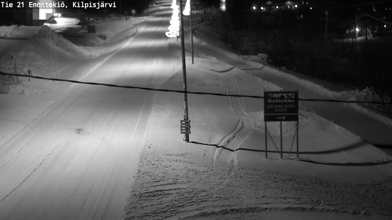 Weather Camera Image Road 21 Enontekiö, Kilpisjärvi, Enontekiö, Lappi