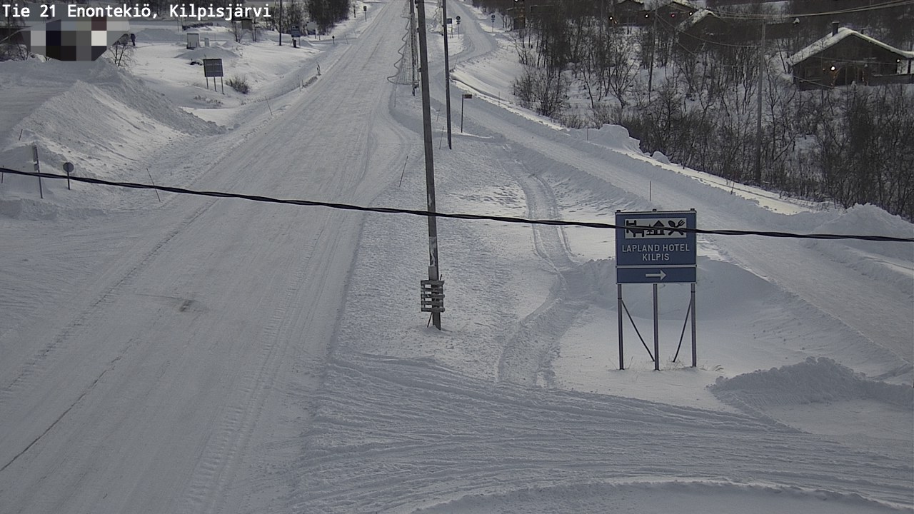 Weather Camera Image Road 21 Enontekiö, Kilpisjärvi, Enontekiö, Lappi