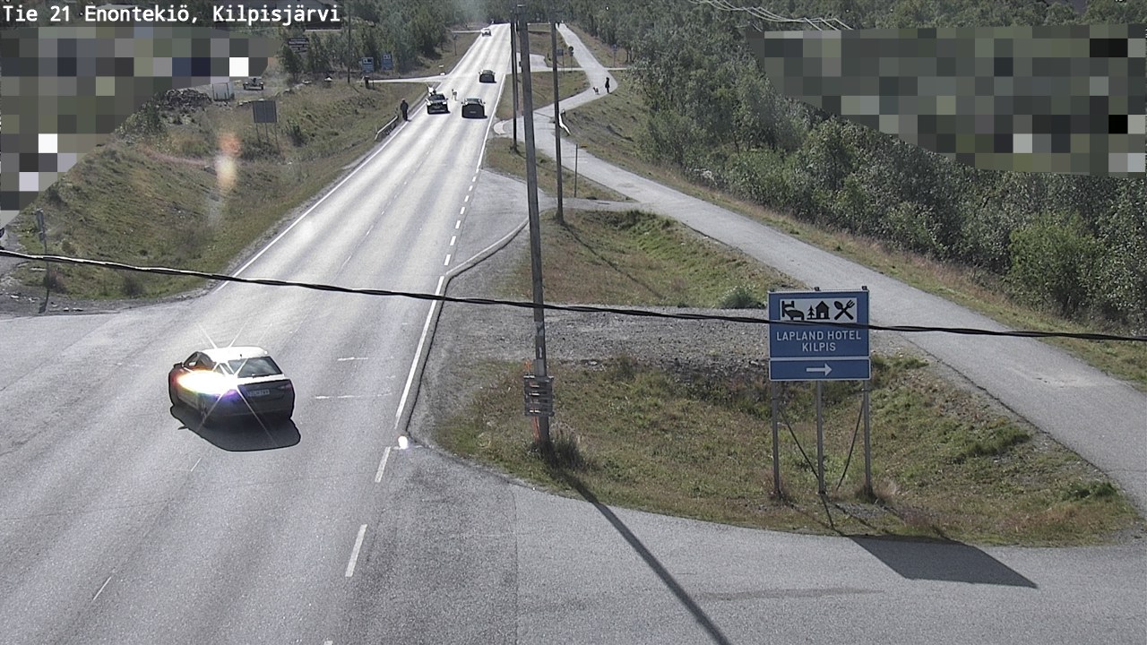 Weather Camera Image Road 21 Enontekiö, Kilpisjärvi, Enontekiö, Lappi