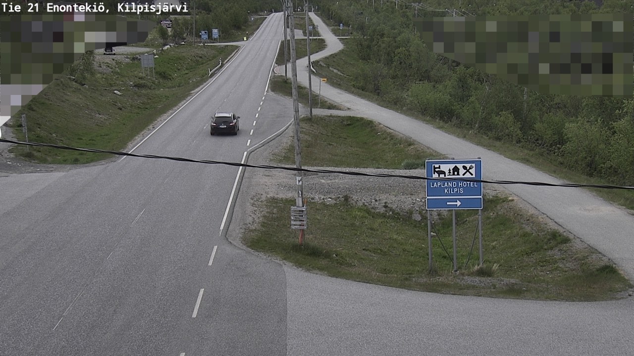 Weather Camera Image Väg 21 Enontekis, Kilpisjärv, Enontekiö, Lappi