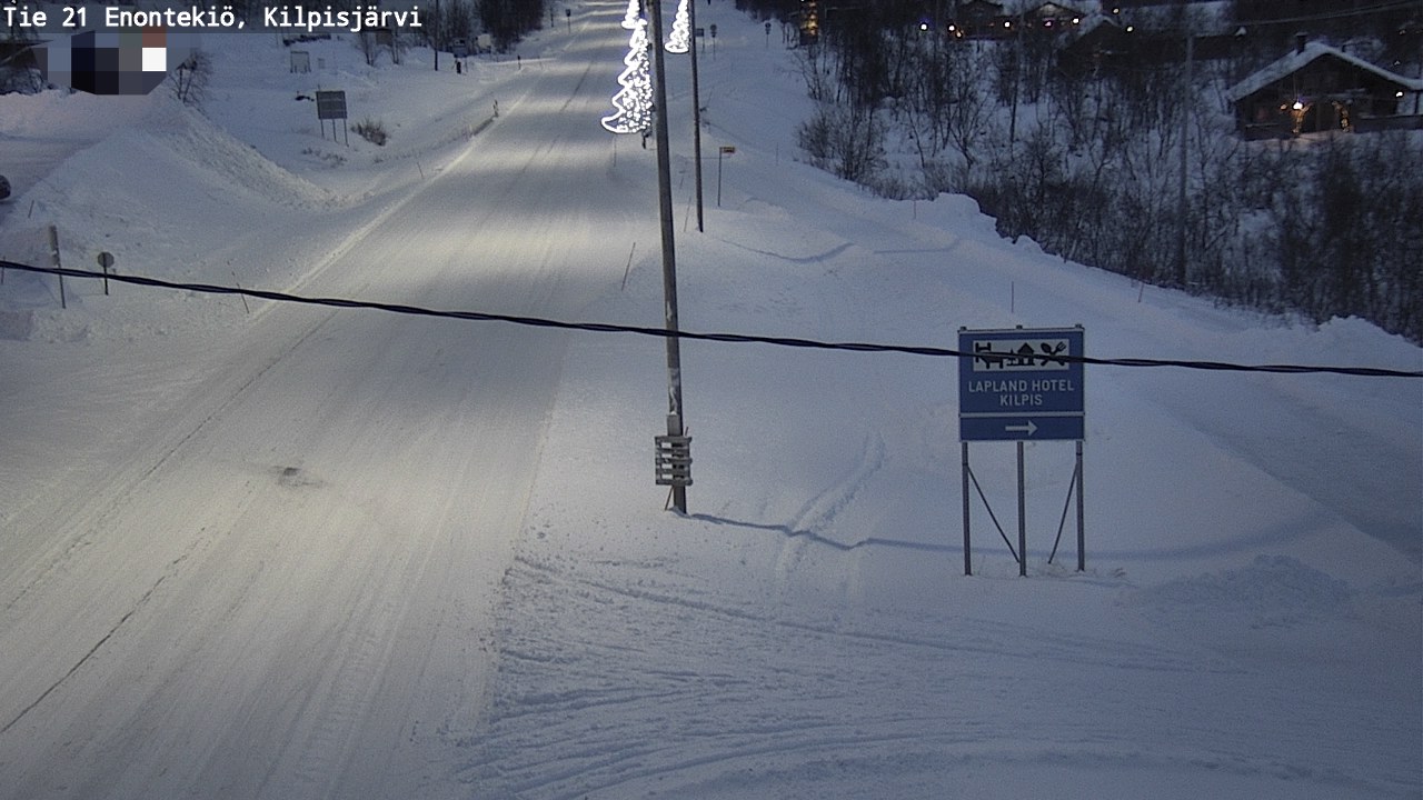 Weather Camera Image Road 21 Enontekiö, Kilpisjärvi, Enontekiö, Lappi