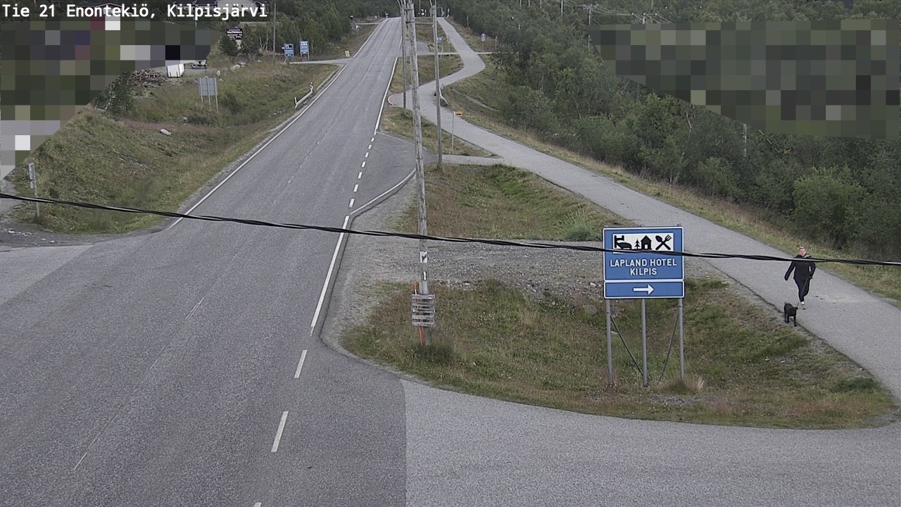 Weather Camera Image Road 21 Enontekiö, Kilpisjärvi, Enontekiö, Lappi