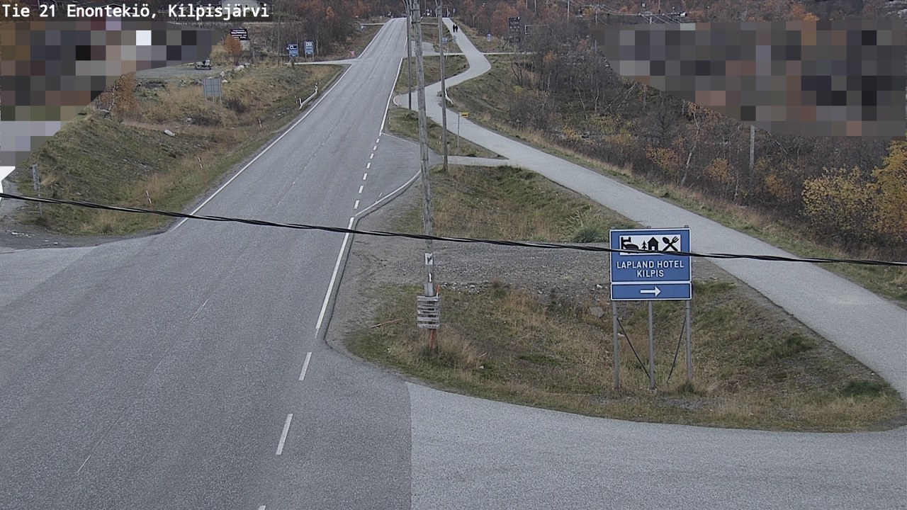 Weather Camera Image Road 21 Enontekiö, Kilpisjärvi, Enontekiö, Lappi