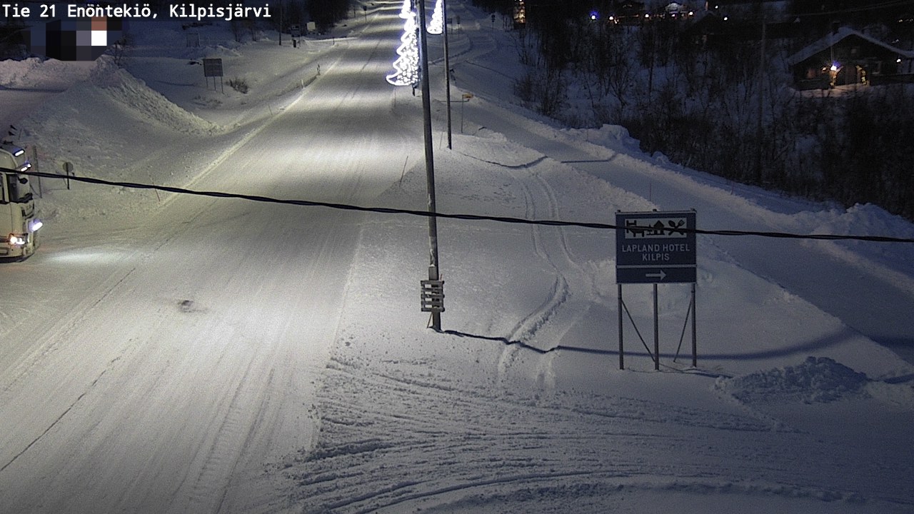 Weather Camera Image Väg 21 Enontekis, Kilpisjärv, Enontekiö, Lappi