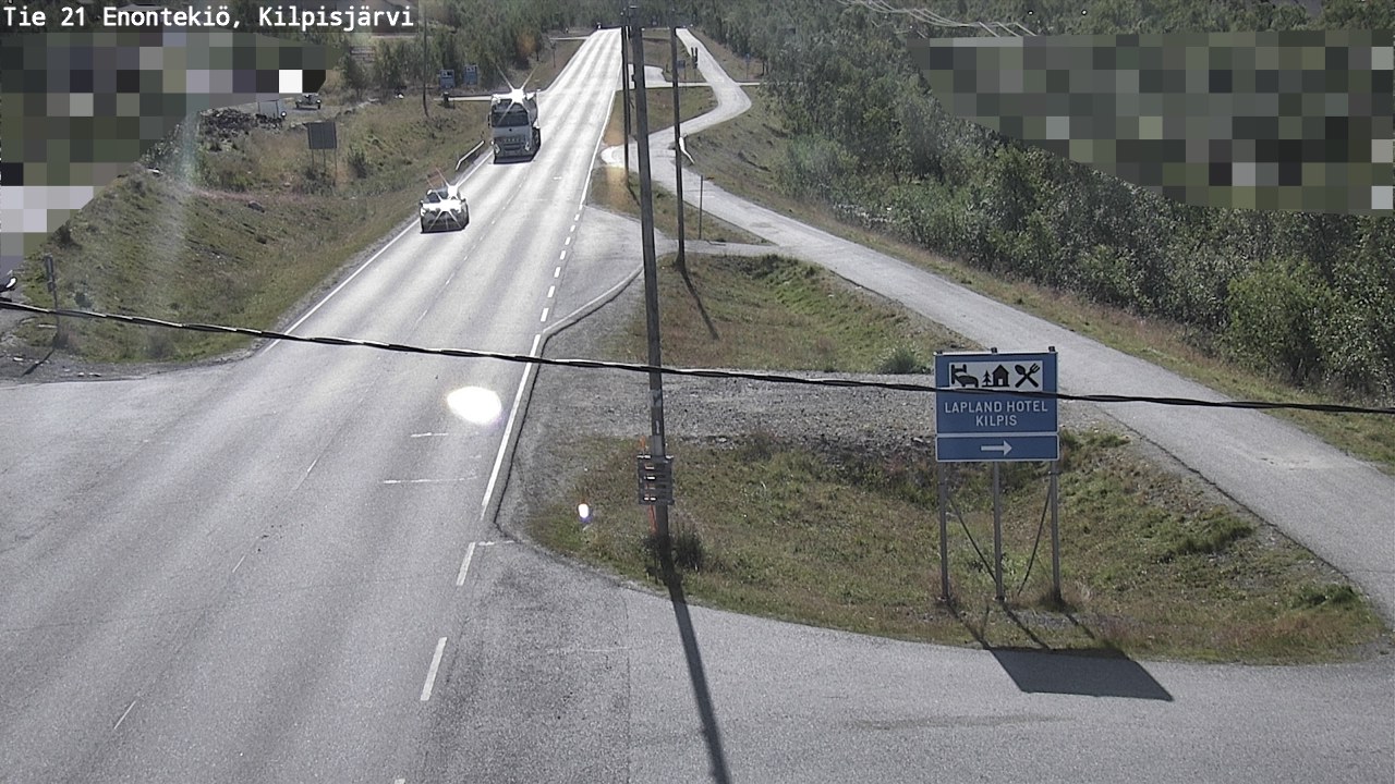 Weather Camera Image Road 21 Enontekiö, Kilpisjärvi, Enontekiö, Lappi