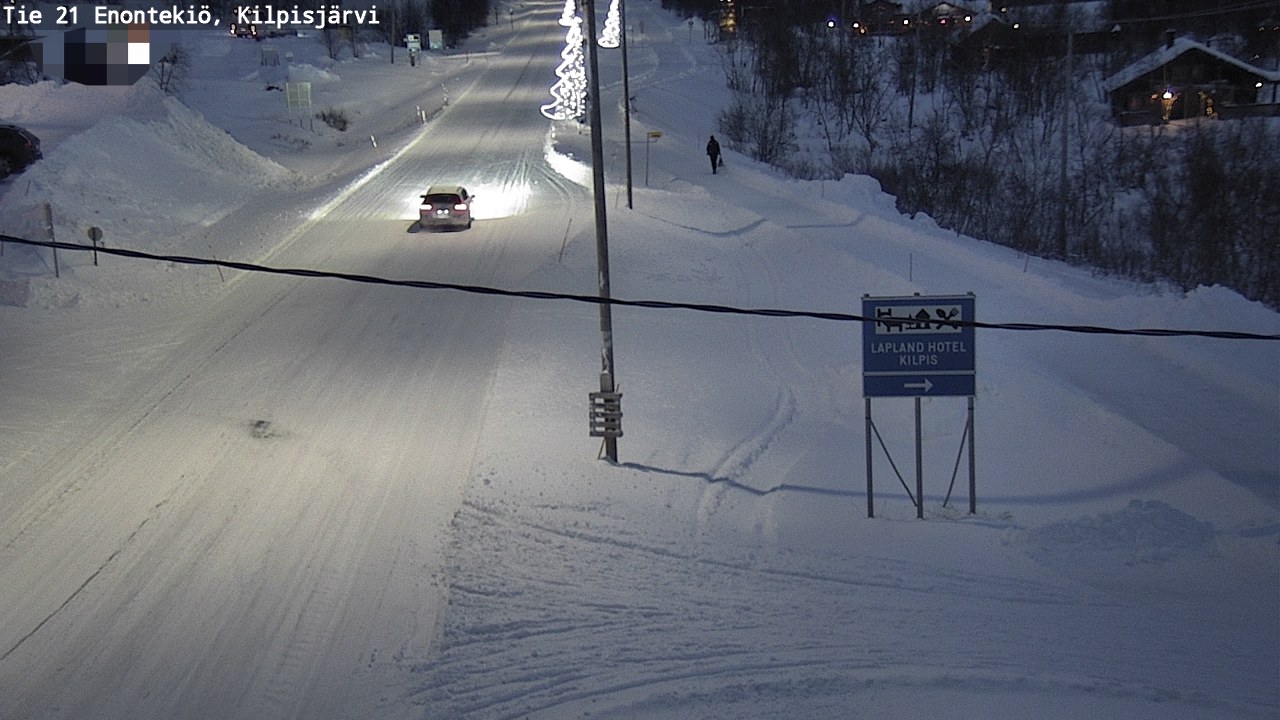 Weather Camera Image Road 21 Enontekiö, Kilpisjärvi, Enontekiö, Lappi
