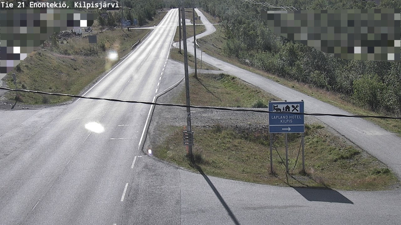 Weather Camera Image Road 21 Enontekiö, Kilpisjärvi, Enontekiö, Lappi