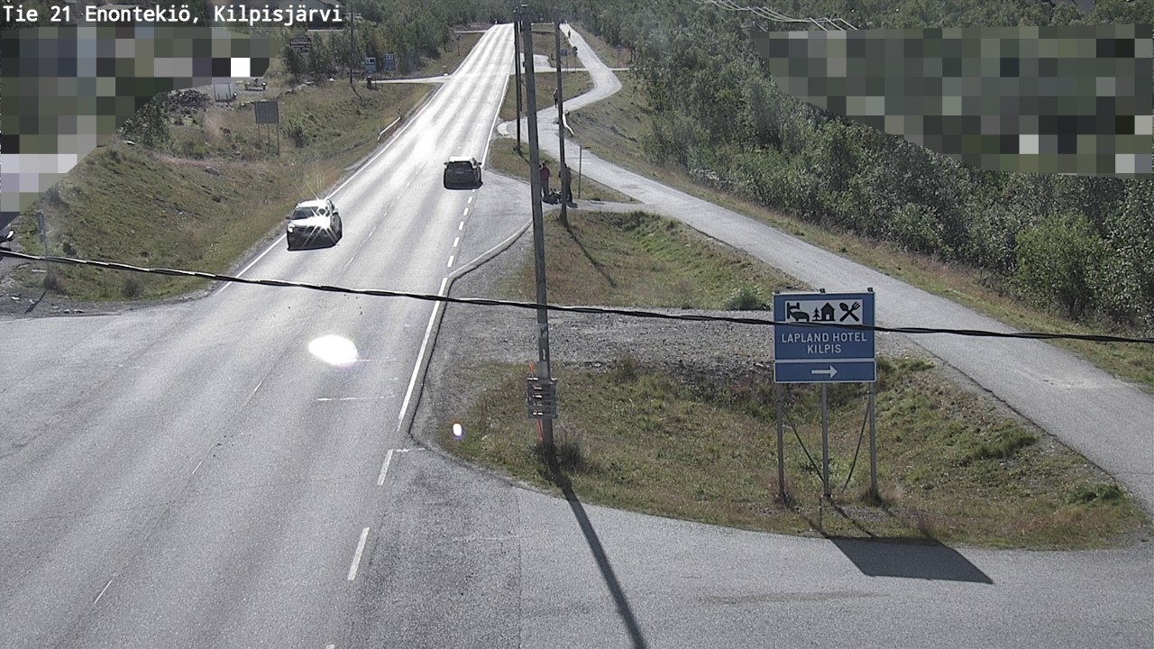 Weather Camera Image Road 21 Enontekiö, Kilpisjärvi, Enontekiö, Lappi