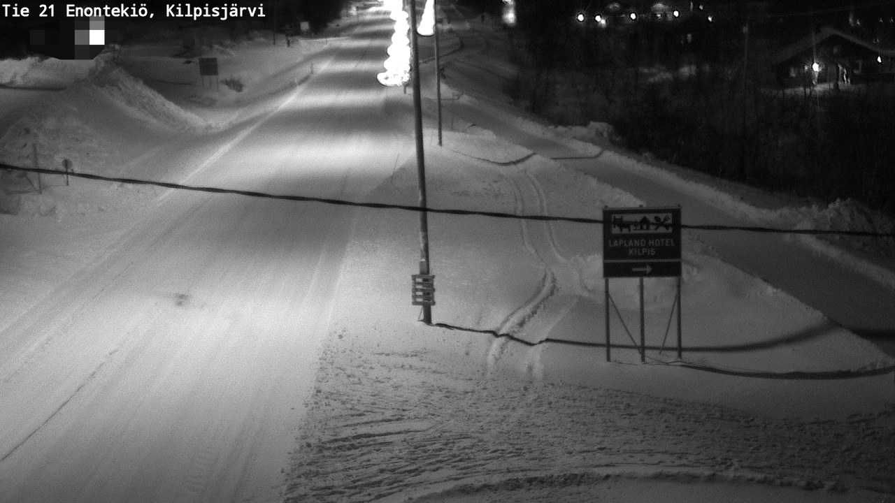 Weather Camera Image Road 21 Enontekiö, Kilpisjärvi, Enontekiö, Lappi
