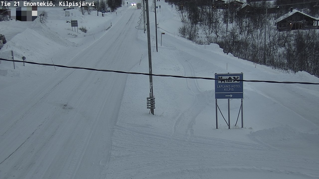 Weather Camera Image Road 21 Enontekiö, Kilpisjärvi, Enontekiö, Lappi
