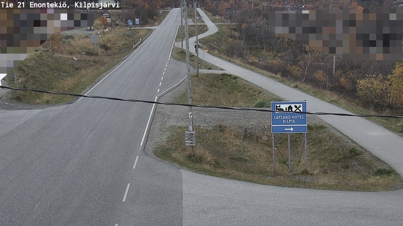 Weather Camera Image Road 21 Enontekiö, Kilpisjärvi, Enontekiö, Lappi