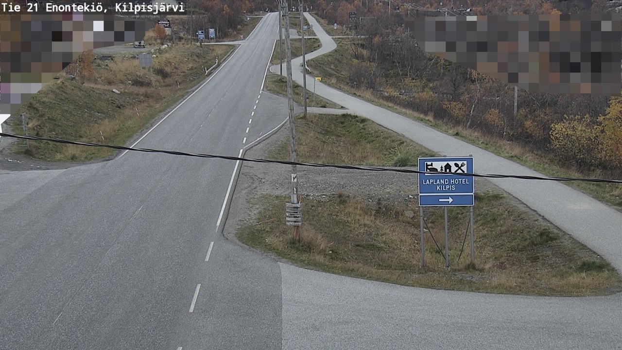Weather Camera Image Road 21 Enontekiö, Kilpisjärvi, Enontekiö, Lappi
