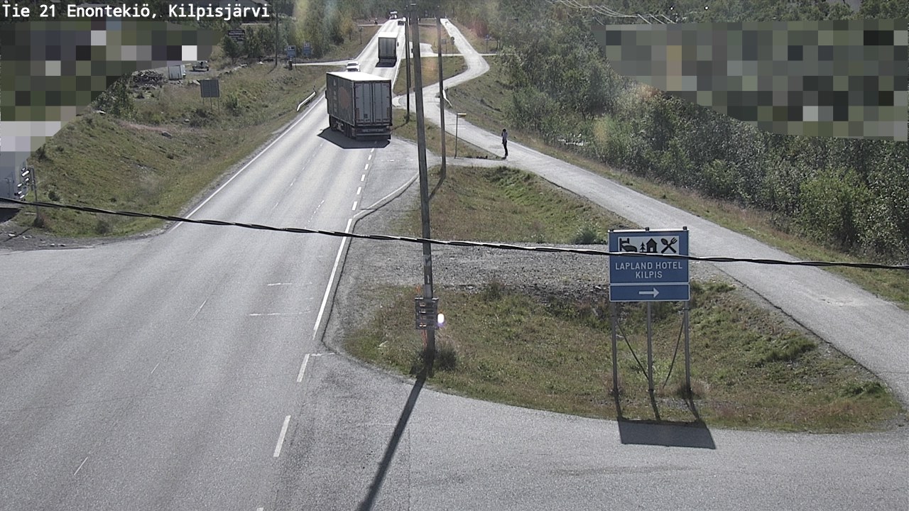 Weather Camera Image Road 21 Enontekiö, Kilpisjärvi, Enontekiö, Lappi