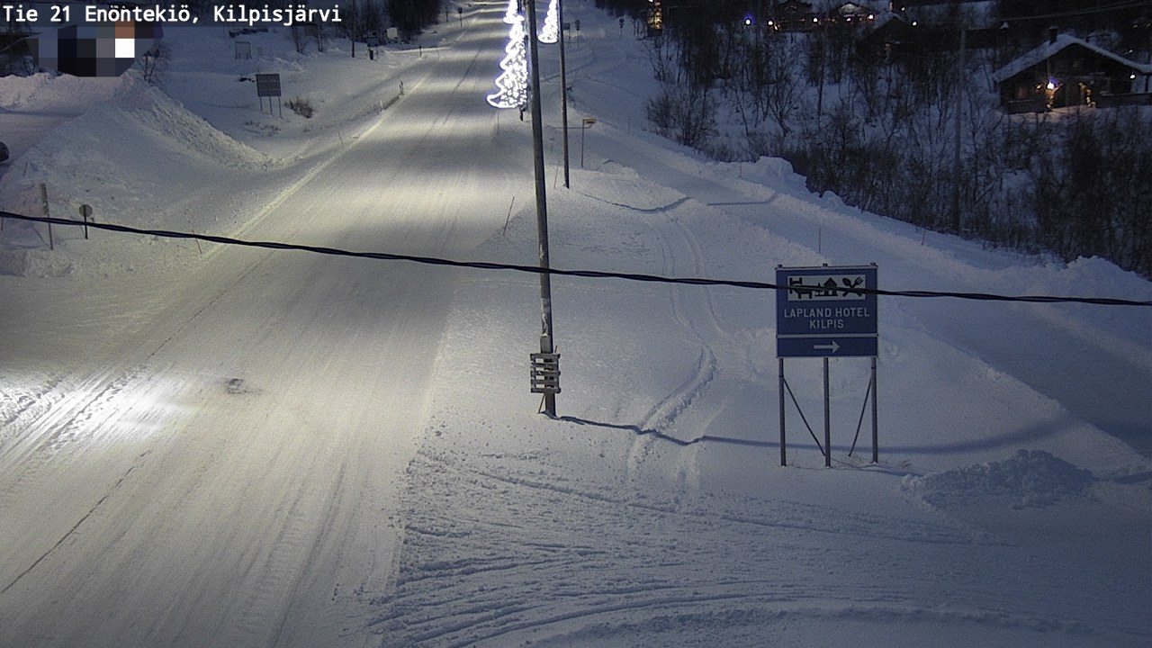 Weather Camera Image Road 21 Enontekiö, Kilpisjärvi, Enontekiö, Lappi