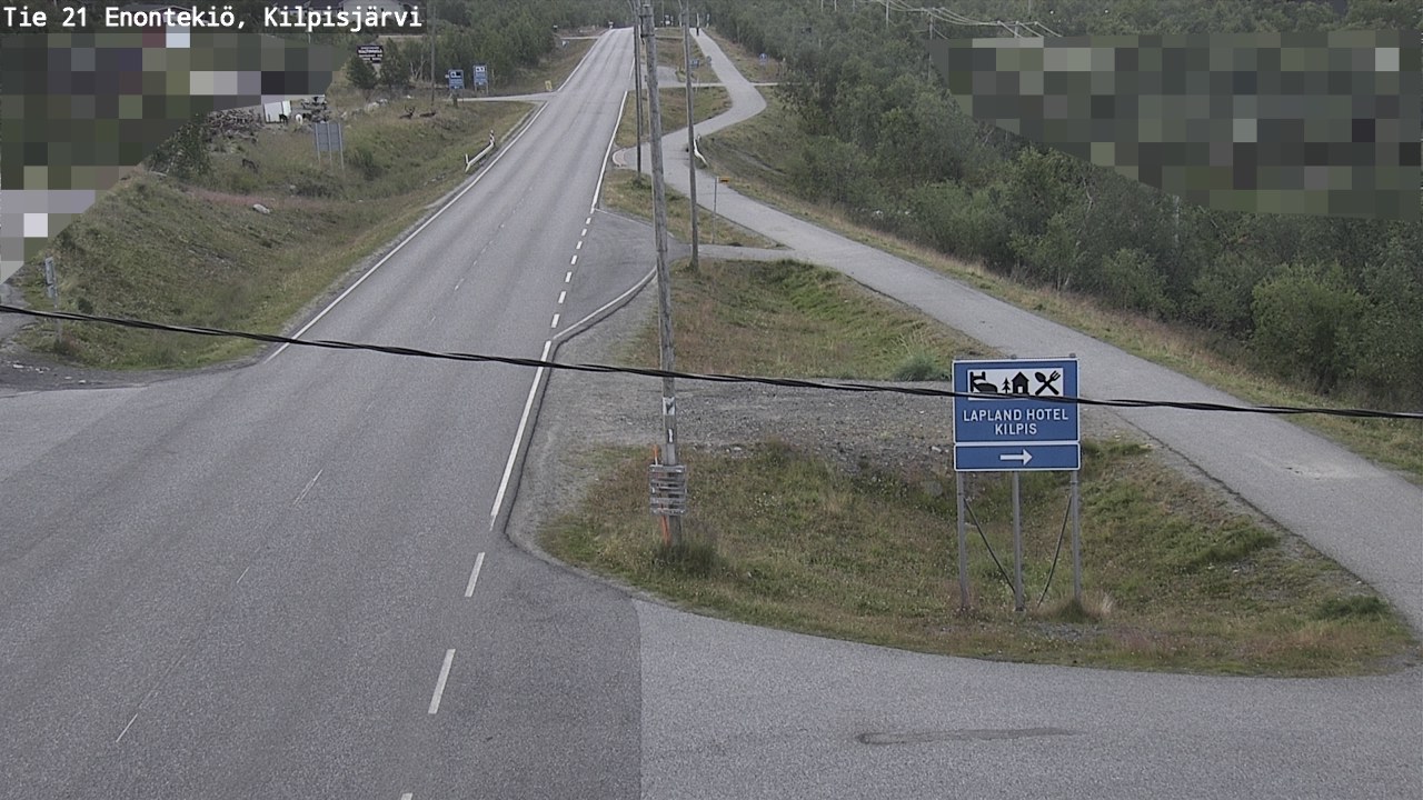 Weather Camera Image Road 21 Enontekiö, Kilpisjärvi, Enontekiö, Lappi