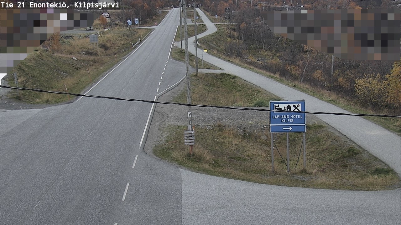 Weather Camera Image Road 21 Enontekiö, Kilpisjärvi, Enontekiö, Lappi
