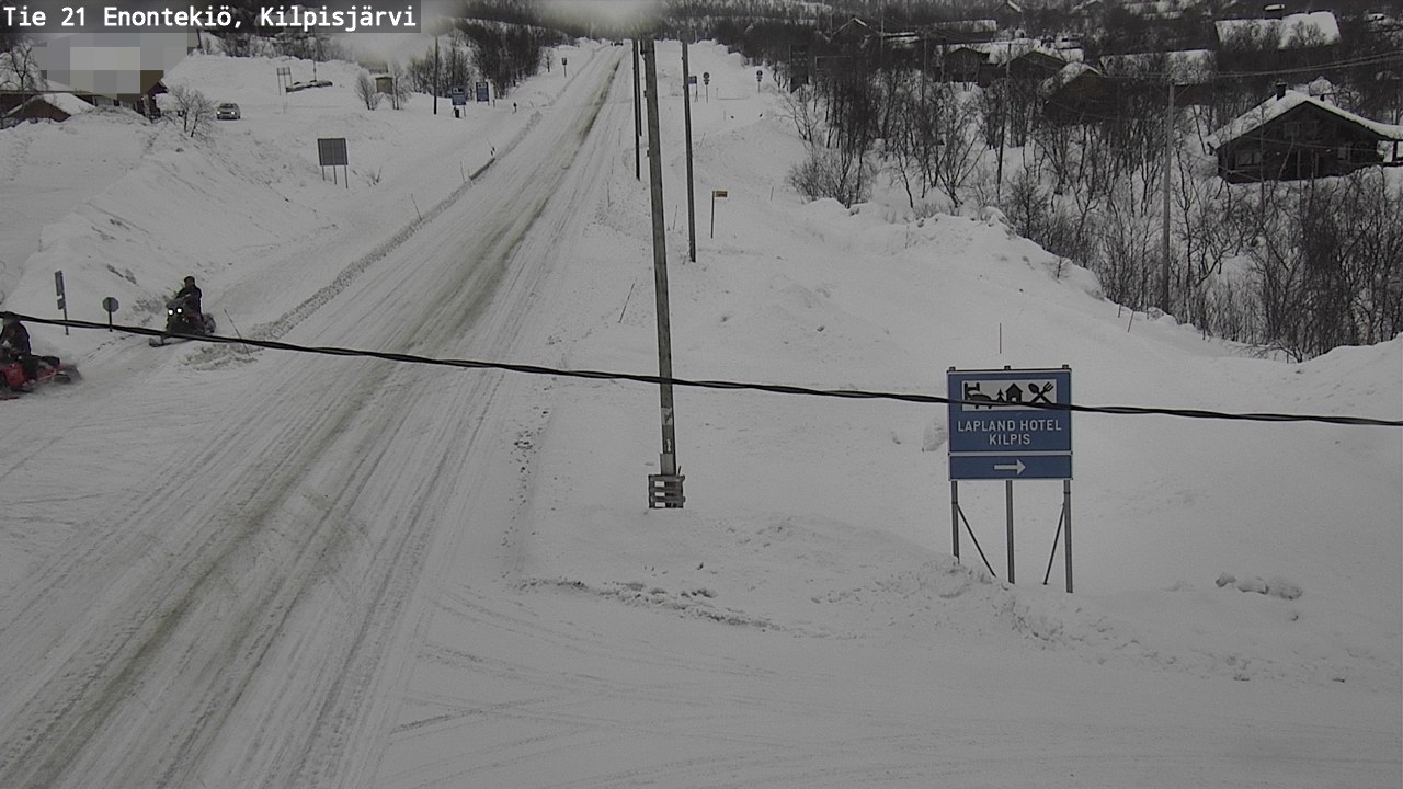 Weather Camera Image Road 21 Enontekiö, Kilpisjärvi, Enontekiö, Lappi
