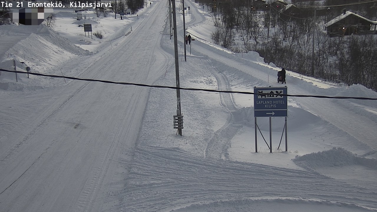 Weather Camera Image Road 21 Enontekiö, Kilpisjärvi, Enontekiö, Lappi