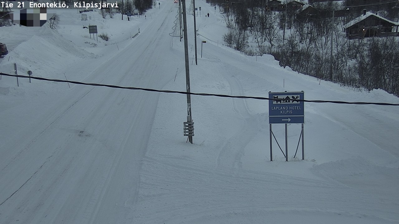 Weather Camera Image Road 21 Enontekiö, Kilpisjärvi, Enontekiö, Lappi