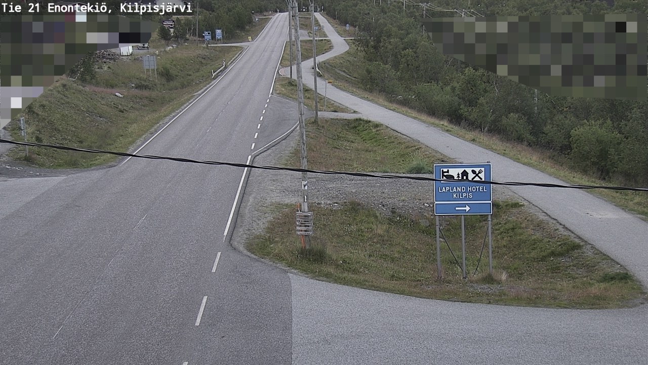 Weather Camera Image Road 21 Enontekiö, Kilpisjärvi, Enontekiö, Lappi