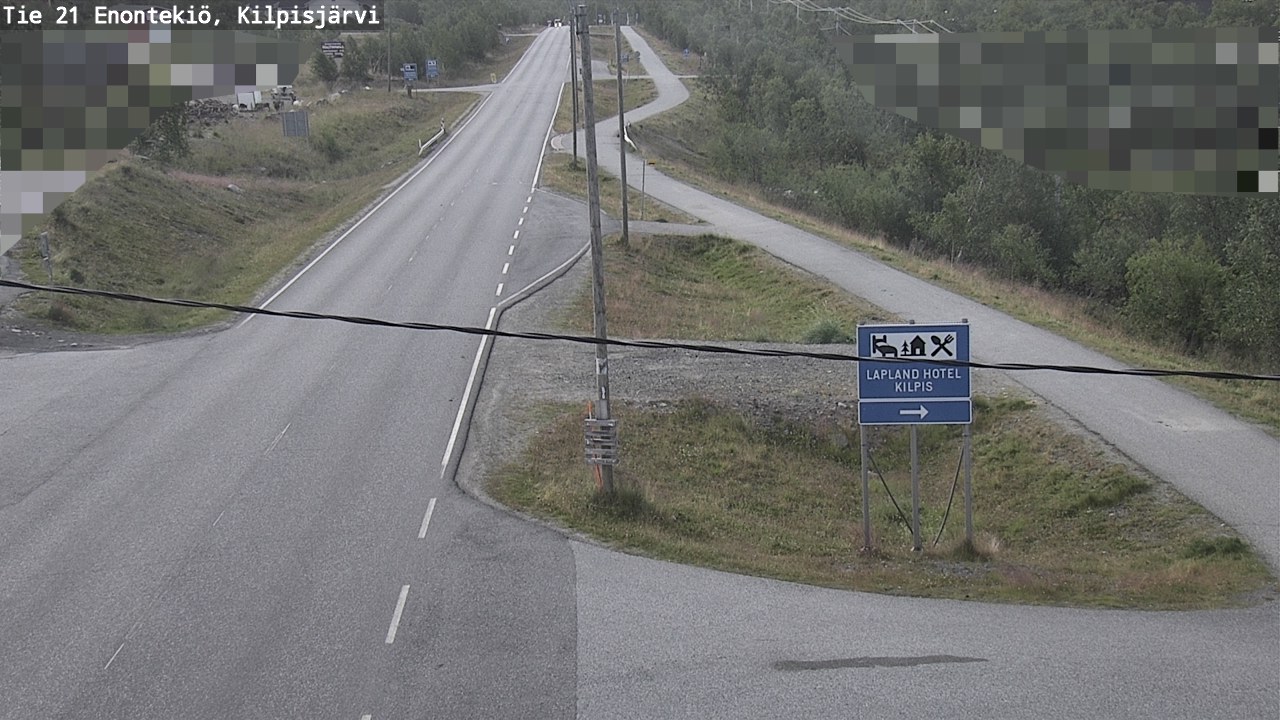 Weather Camera Image Road 21 Enontekiö, Kilpisjärvi, Enontekiö, Lappi