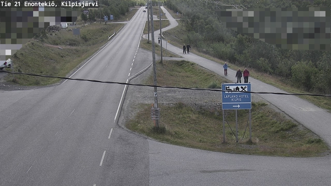 Weather Camera Image Road 21 Enontekiö, Kilpisjärvi, Enontekiö, Lappi