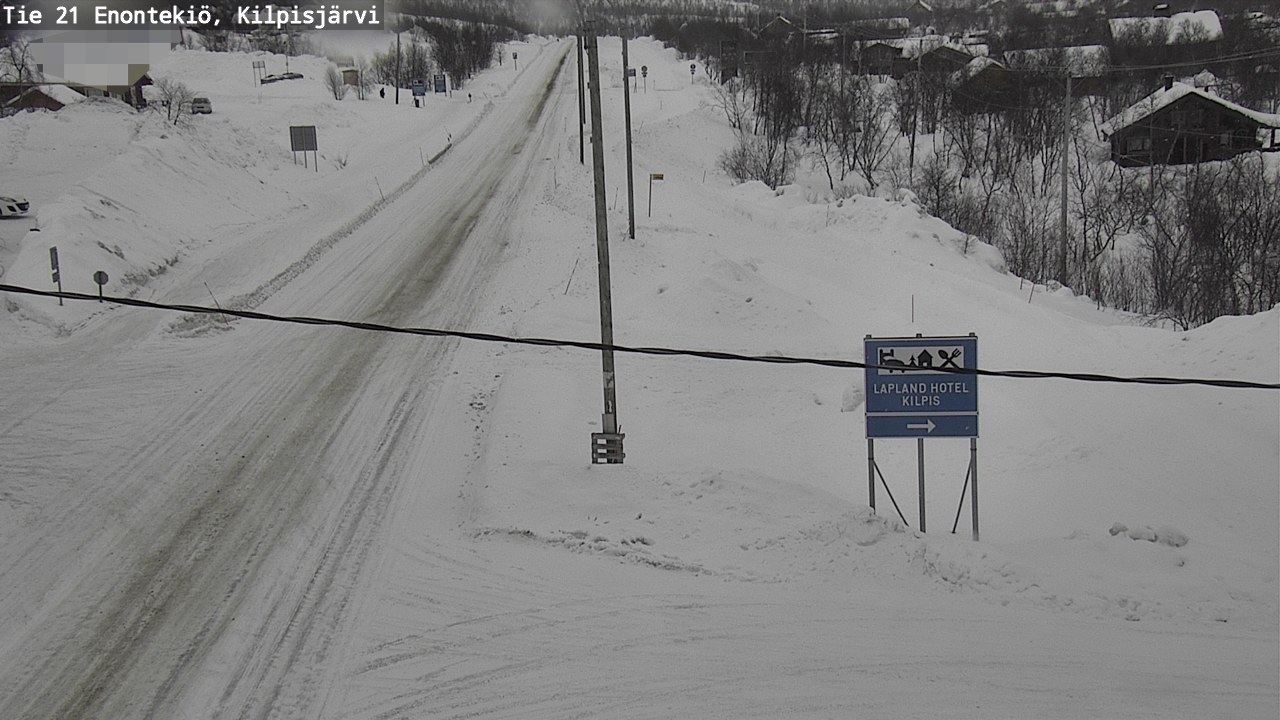 Weather Camera Image Road 21 Enontekiö, Kilpisjärvi, Enontekiö, Lappi