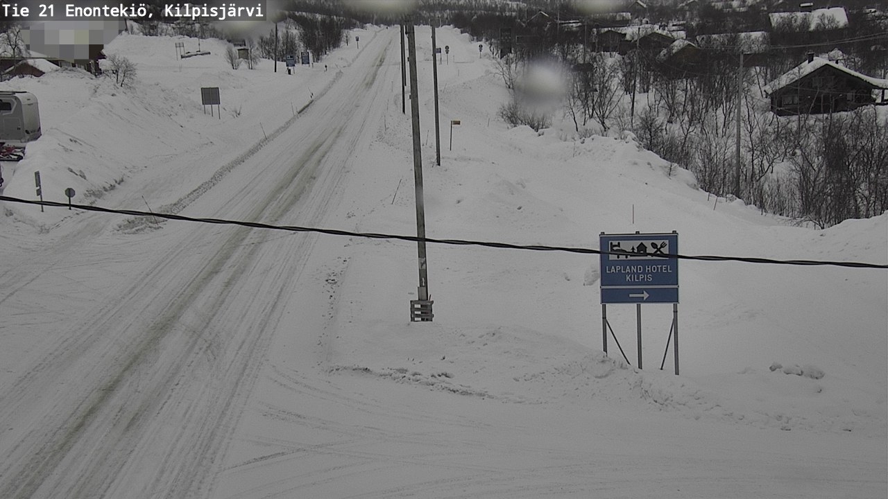 Weather Camera Image Väg 21 Enontekis, Kilpisjärv, Enontekiö, Lappi