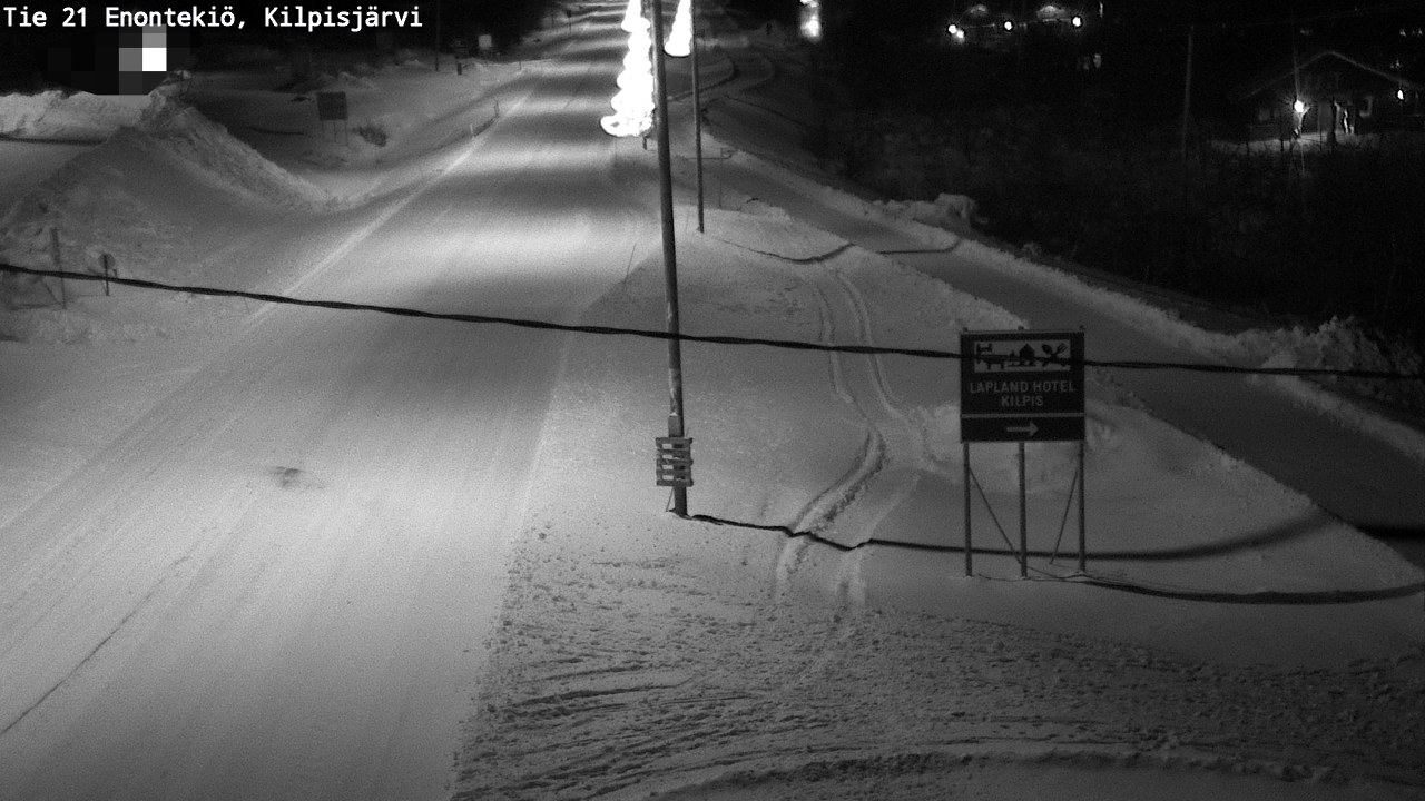 Weather Camera Image Road 21 Enontekiö, Kilpisjärvi, Enontekiö, Lappi