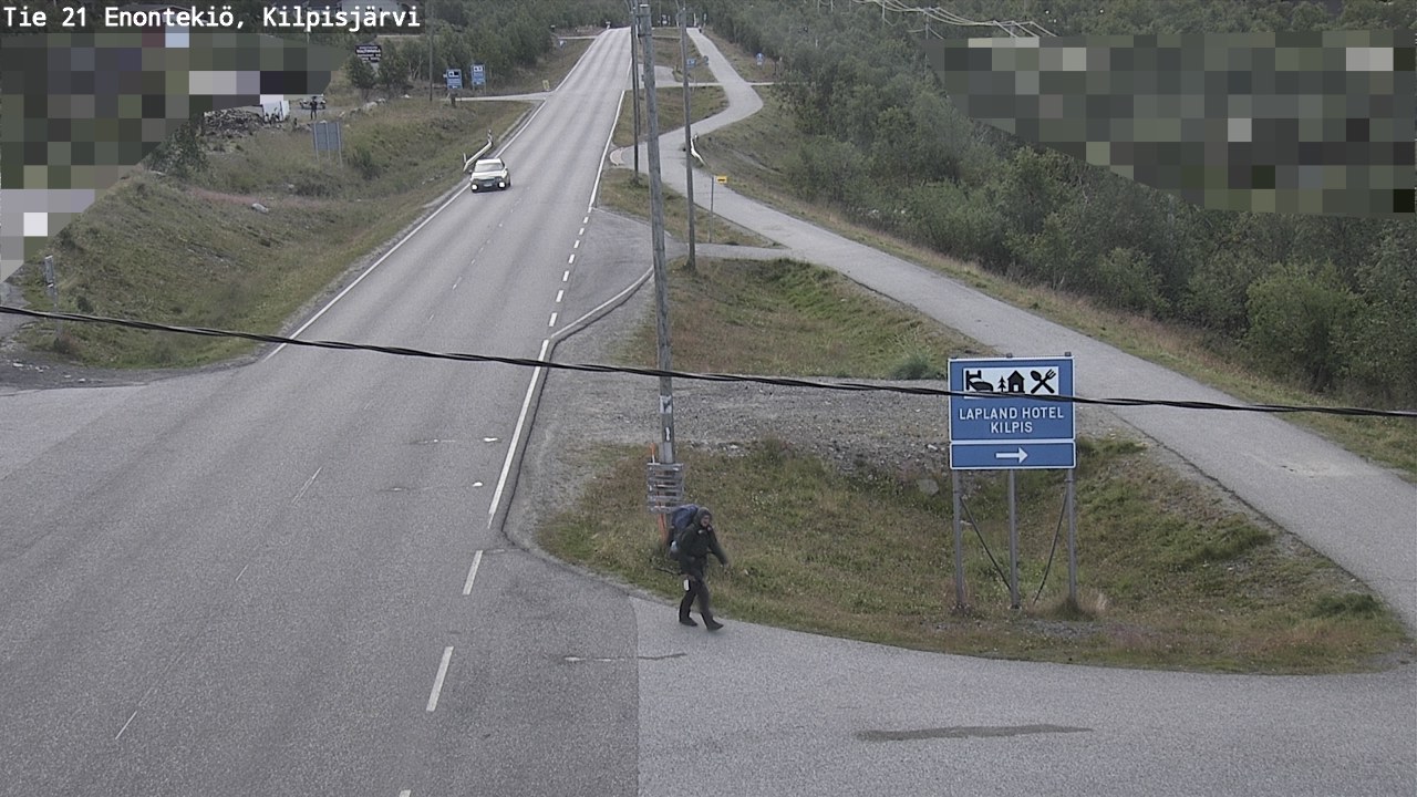 Weather Camera Image Road 21 Enontekiö, Kilpisjärvi, Enontekiö, Lappi