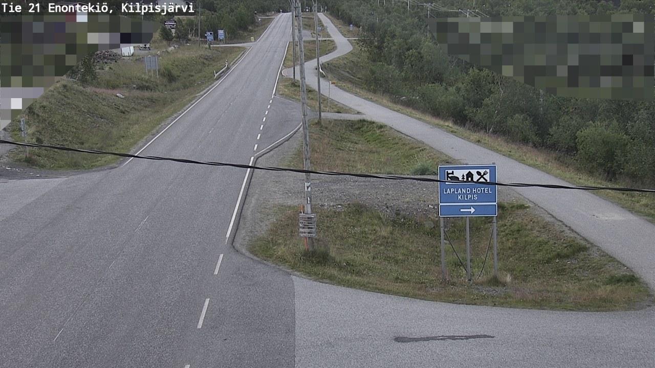 Weather Camera Image Road 21 Enontekiö, Kilpisjärvi, Enontekiö, Lappi