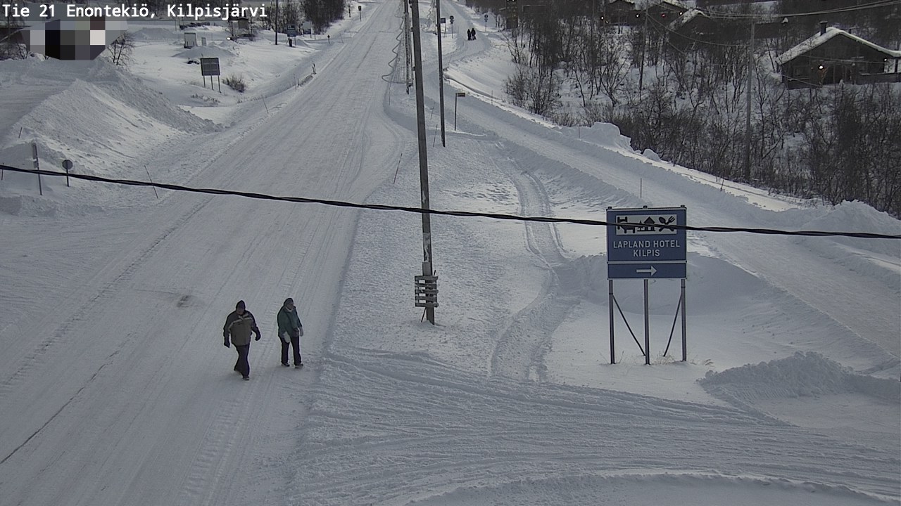 Weather Camera Image Road 21 Enontekiö, Kilpisjärvi, Enontekiö, Lappi