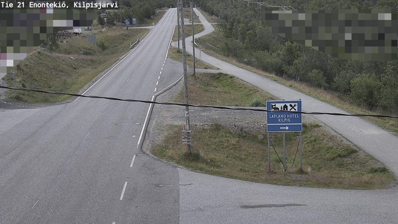 Weather Camera Image Road 21 Enontekiö, Kilpisjärvi, Enontekiö, Lappi