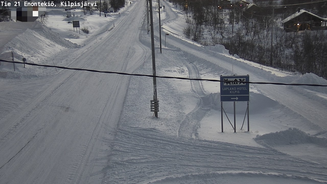 Weather Camera Image Road 21 Enontekiö, Kilpisjärvi, Enontekiö, Lappi