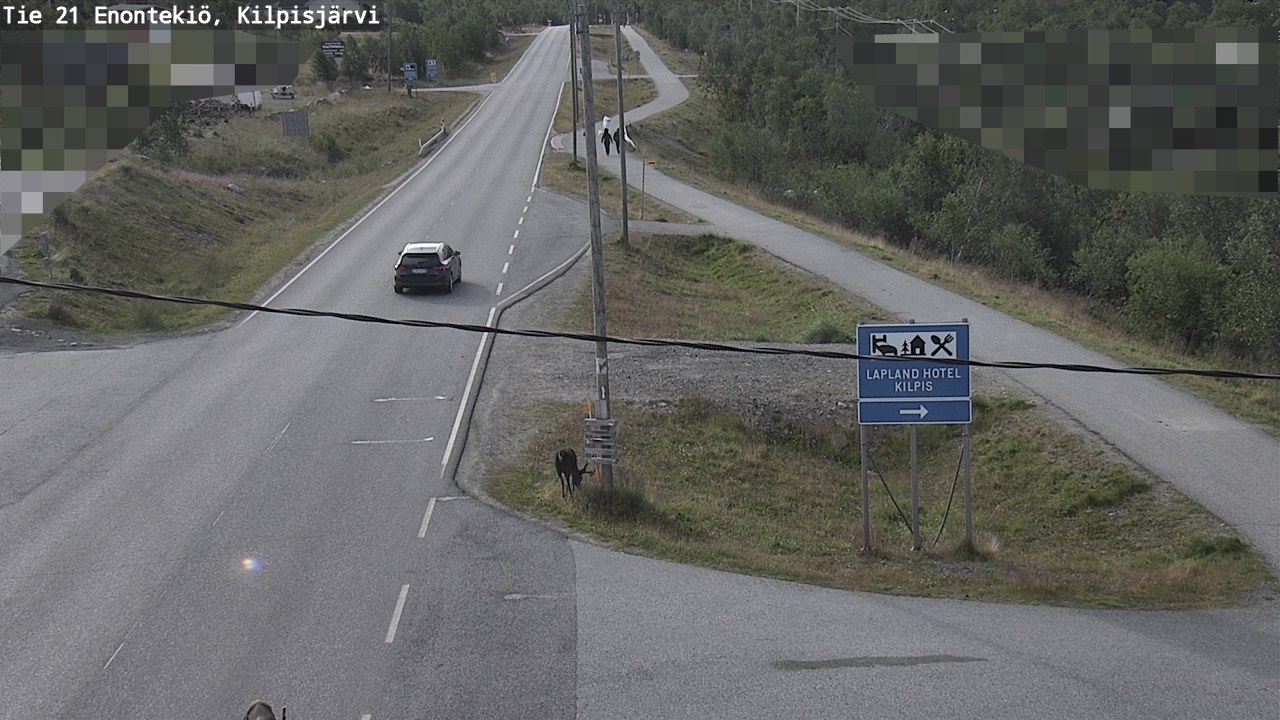 Weather Camera Image Road 21 Enontekiö, Kilpisjärvi, Enontekiö, Lappi