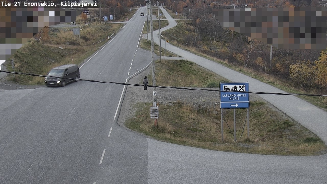 Weather Camera Image Road 21 Enontekiö, Kilpisjärvi, Enontekiö, Lappi