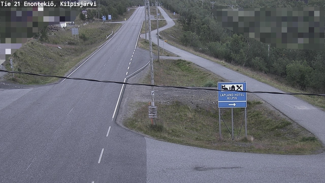 Weather Camera Image Road 21 Enontekiö, Kilpisjärvi, Enontekiö, Lappi