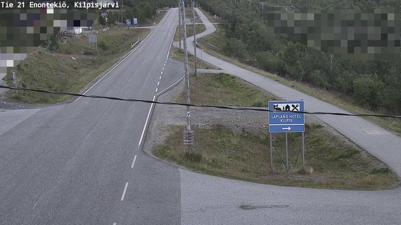 Weather Camera Image Road 21 Enontekiö, Kilpisjärvi, Enontekiö, Lappi