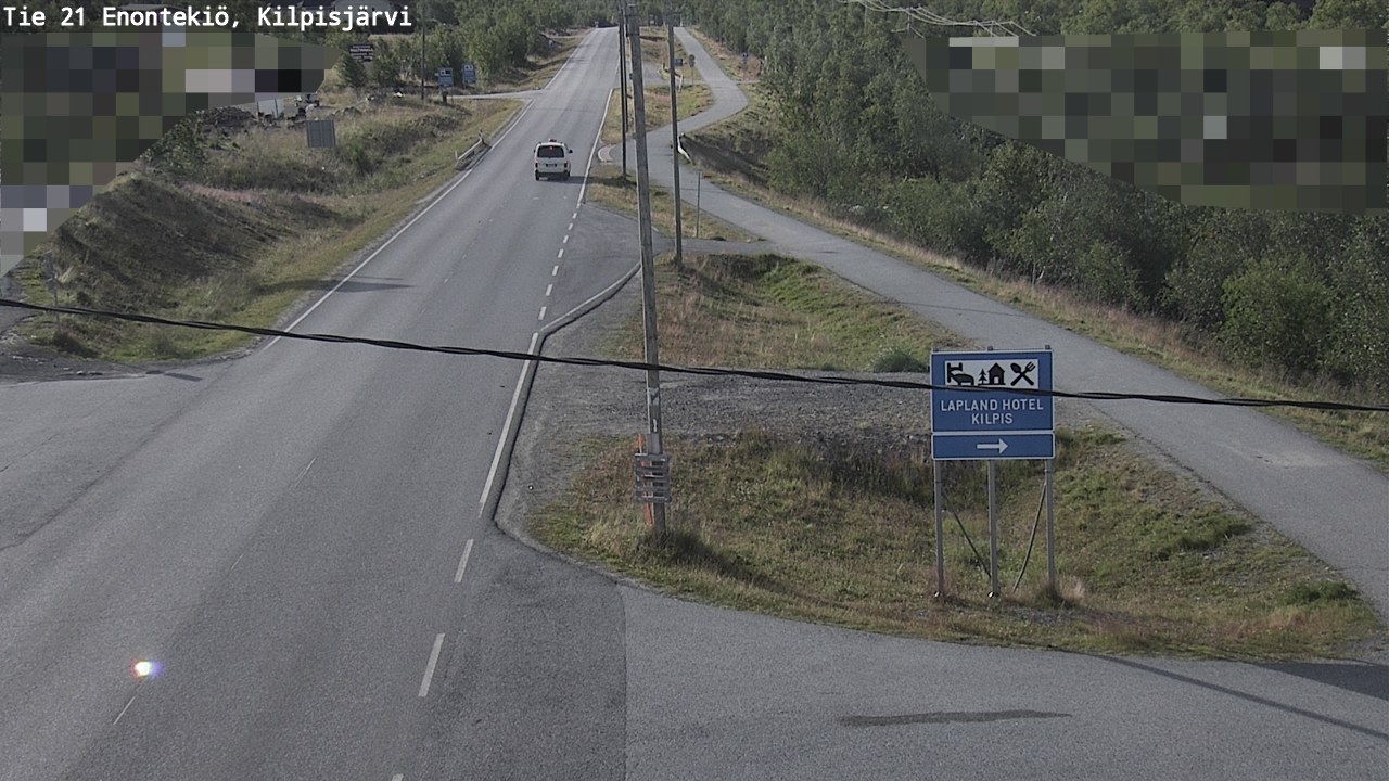 Weather Camera Image Road 21 Enontekiö, Kilpisjärvi, Enontekiö, Lappi
