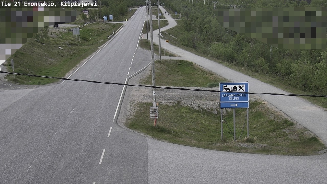 Weather Camera Image Road 21 Enontekiö, Kilpisjärvi, Enontekiö, Lappi