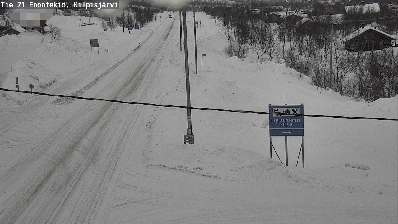 Weather Camera Image Road 21 Enontekiö, Kilpisjärvi, Enontekiö, Lappi