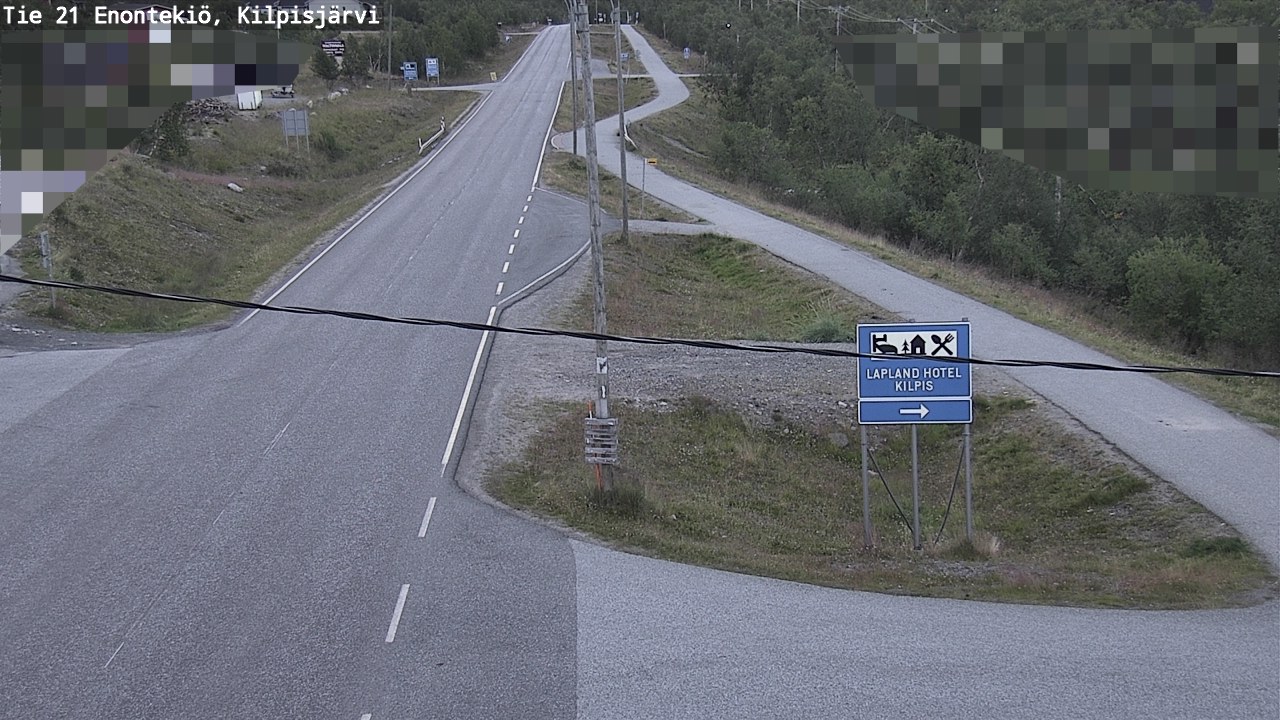 Weather Camera Image Road 21 Enontekiö, Kilpisjärvi, Enontekiö, Lappi