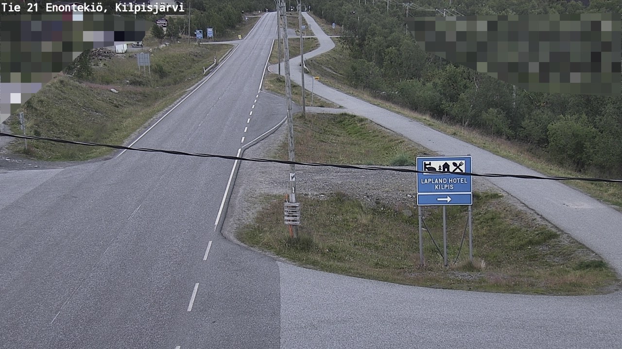 Weather Camera Image Road 21 Enontekiö, Kilpisjärvi, Enontekiö, Lappi
