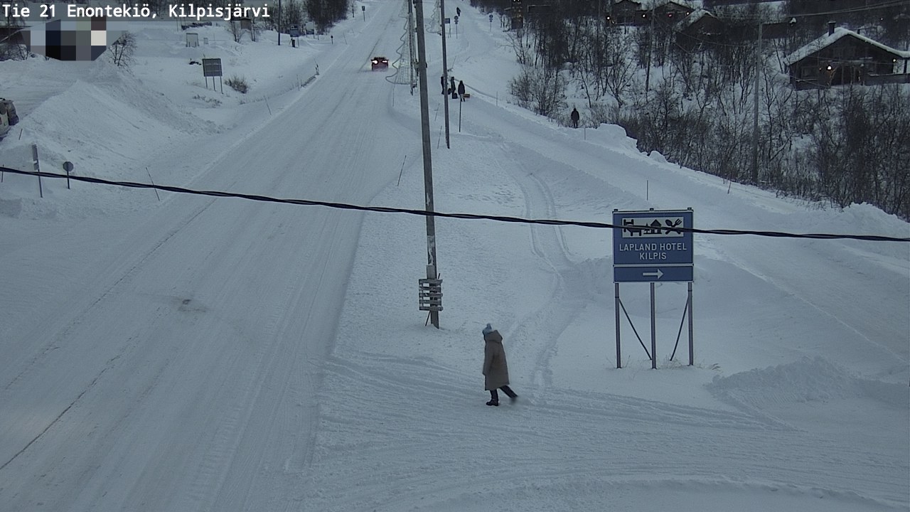 Weather Camera Image Road 21 Enontekiö, Kilpisjärvi, Enontekiö, Lappi