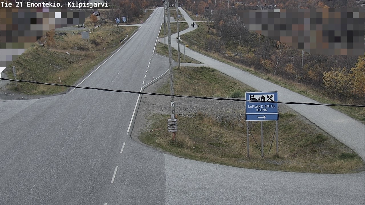 Weather Camera Image Road 21 Enontekiö, Kilpisjärvi, Enontekiö, Lappi