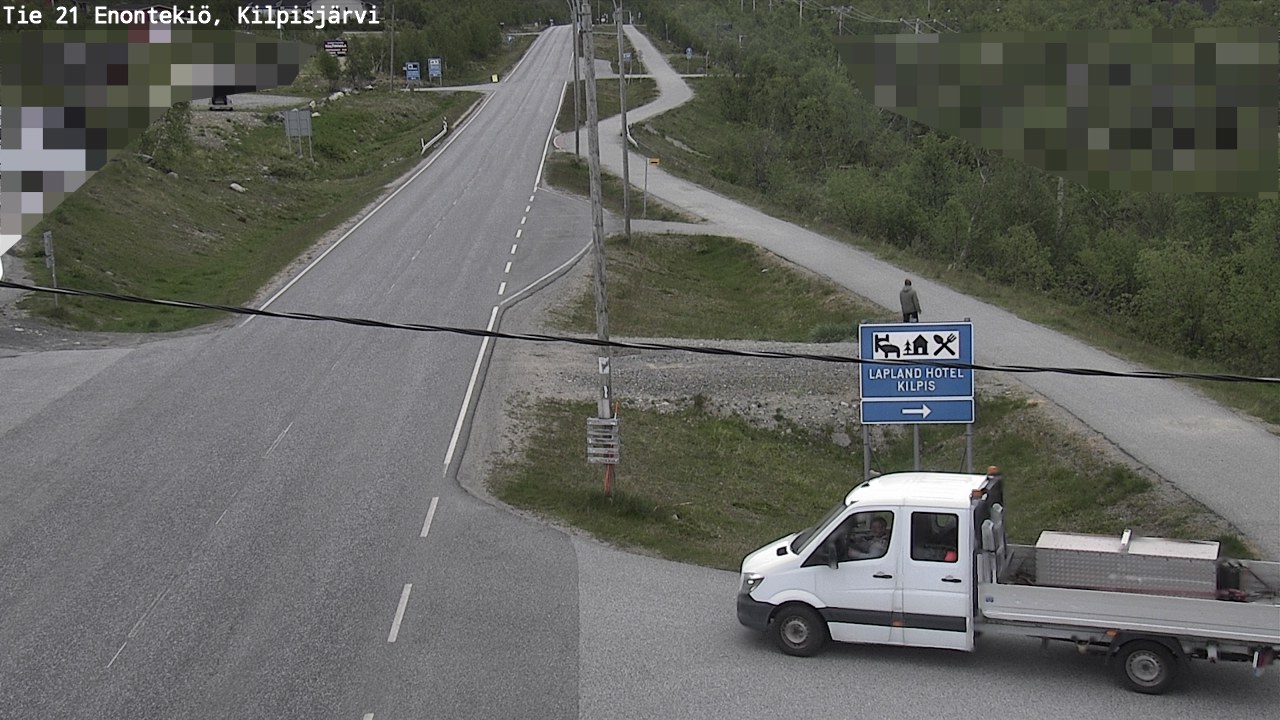 Weather Camera Image Väg 21 Enontekis, Kilpisjärv, Enontekiö, Lappi