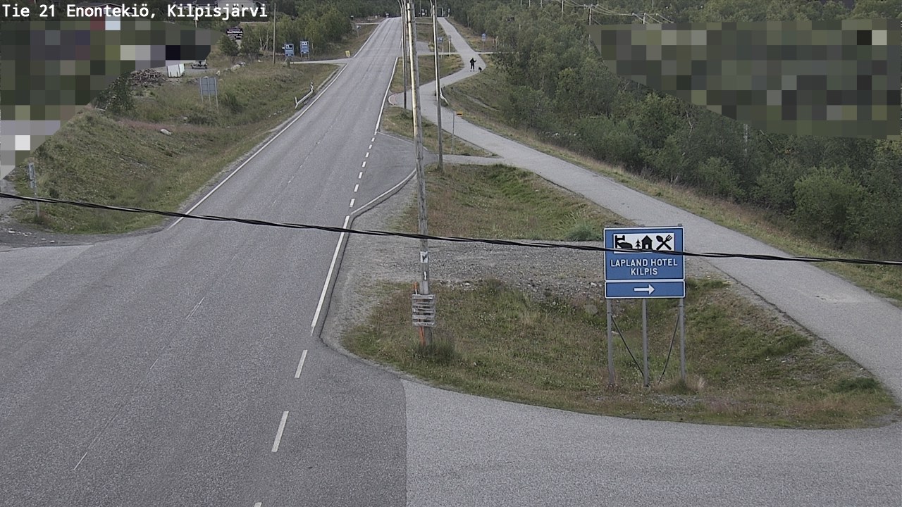Weather Camera Image Road 21 Enontekiö, Kilpisjärvi, Enontekiö, Lappi